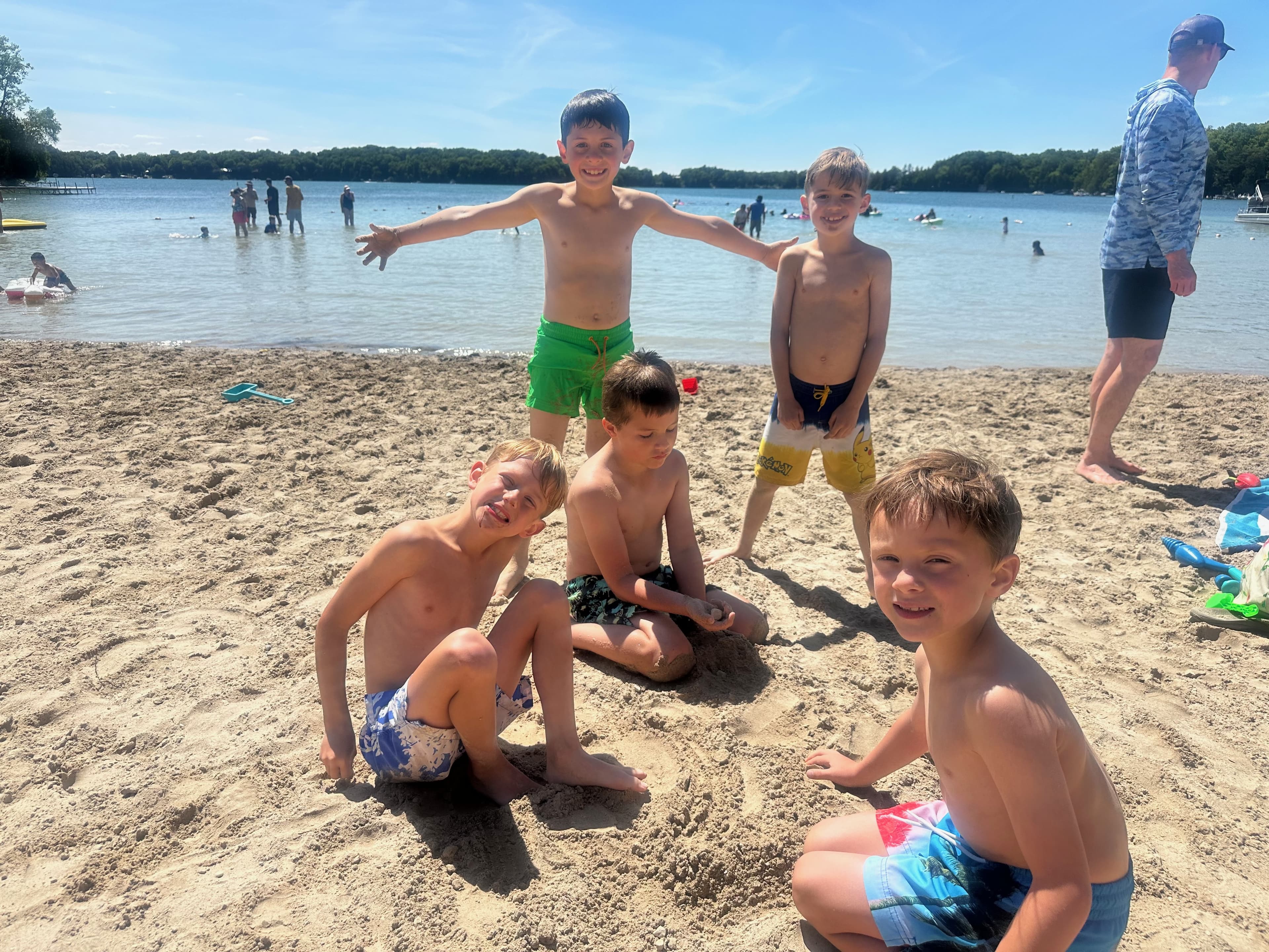 Pack 5 scouts hiking